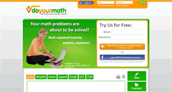 Desktop Screenshot of doyourmath.com